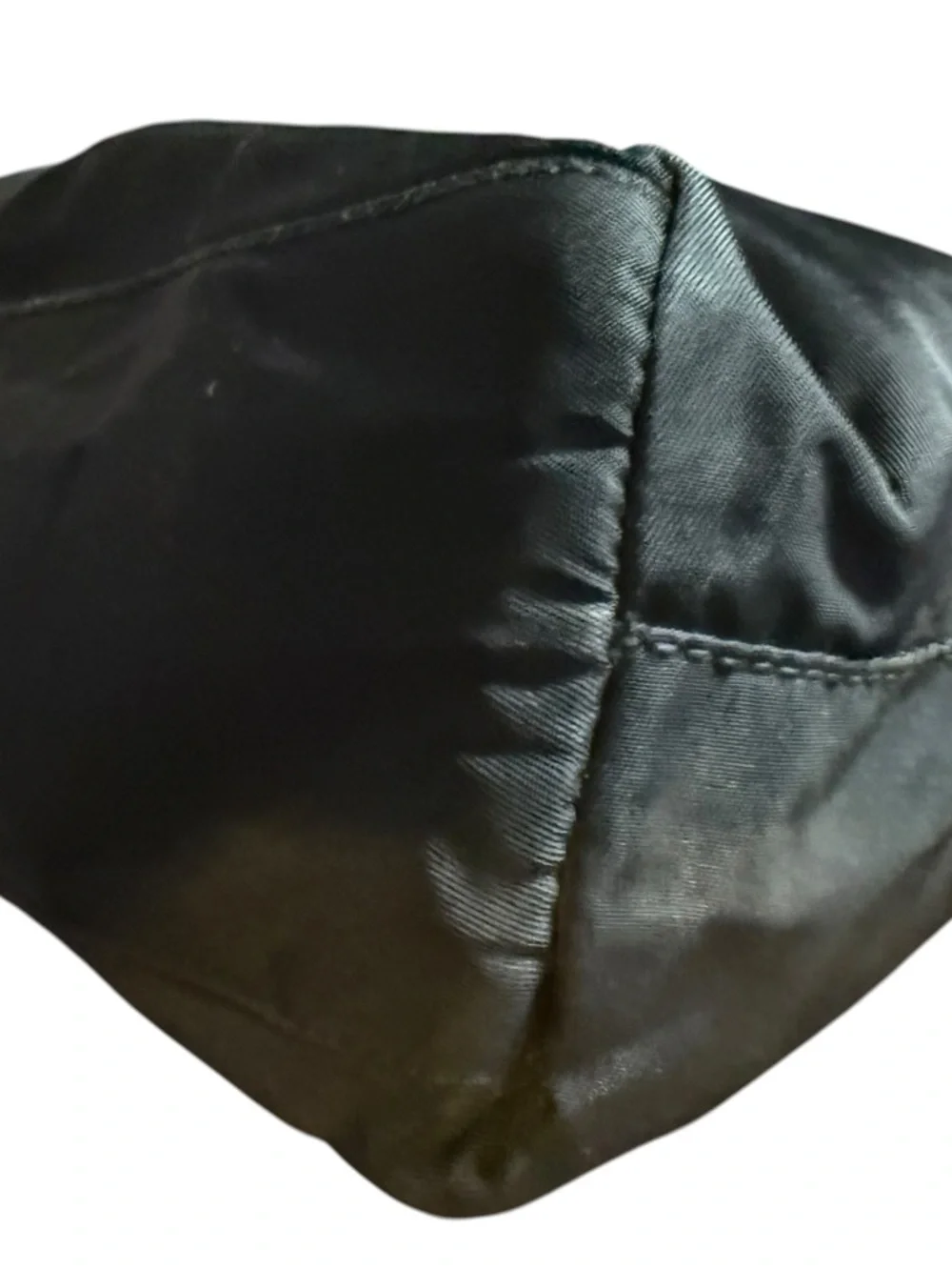 Beautiful Prada Black Nylon Tessuto Shoulder Tote Bag